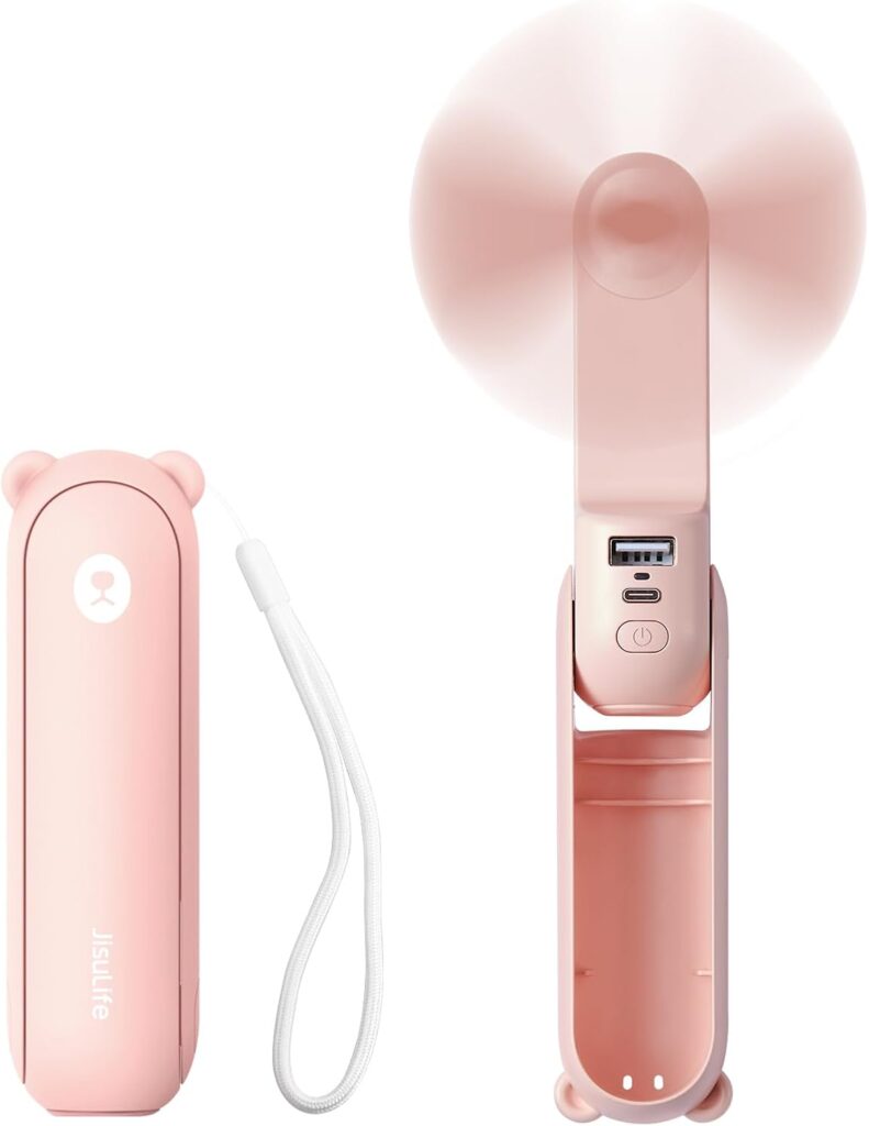 Is This Viral $20 JISULIFE Handheld Mini Fan the Ultimate Life-Saver for the Brutal US Heatwave?