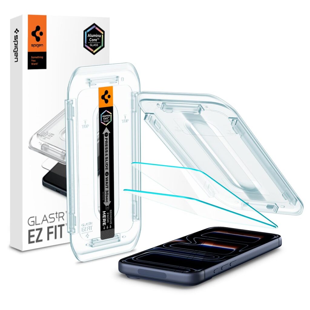 Spigen EZ Fit Review: The Best Premium Screen Protector Guard For iPhone 17, 17 Pro, and 16 Pro in India