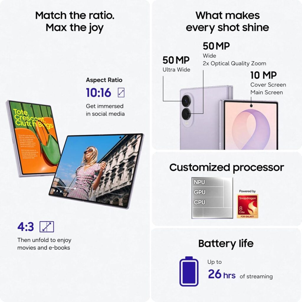 Samsung Galaxy Z Fold8 5G Launched in India: All New Shape, Dual 50MP Camera & Game-Changing Galaxy AI Features Revealed!